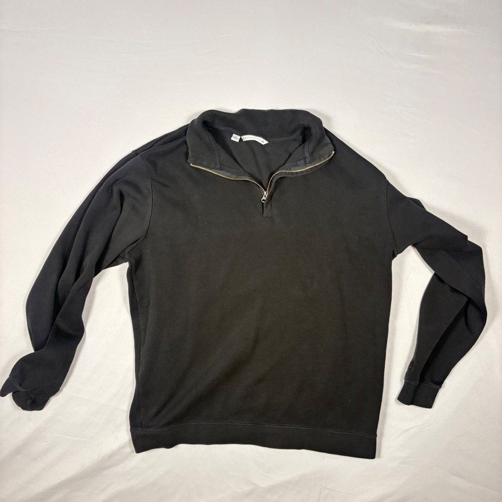 Cutter & Buck Mens XL Roam Recycled Black Quarter Zip Pullover Long Sleeve - Picture 7 of 13